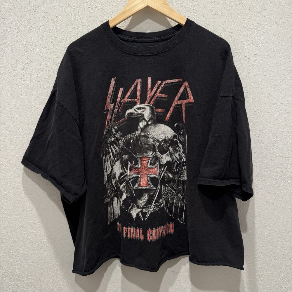 SLAYER The Final Campaign Final World Tour 2019 Concert T-Shirt 3XL Skull Eagle